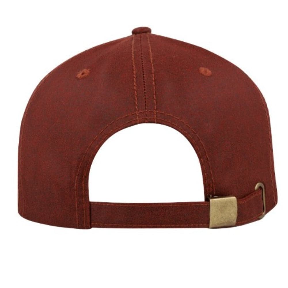 Washed Oil Skin 6P Cap - Camo Green 51