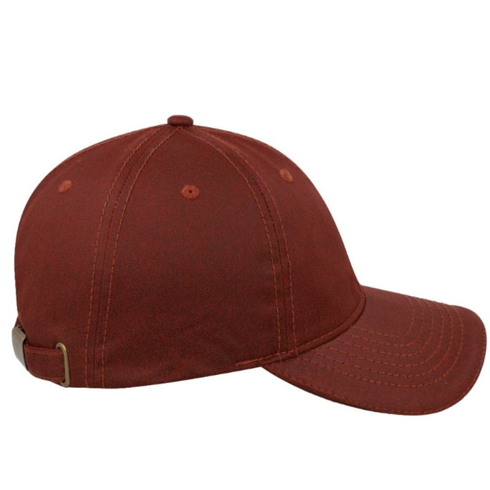 Washed Oil Skin 6P Cap - Camo Green 54