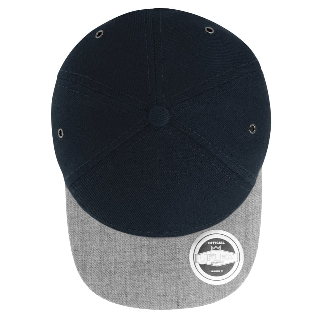 Uflex Fashion 6P Snapback - Black/Grey 38