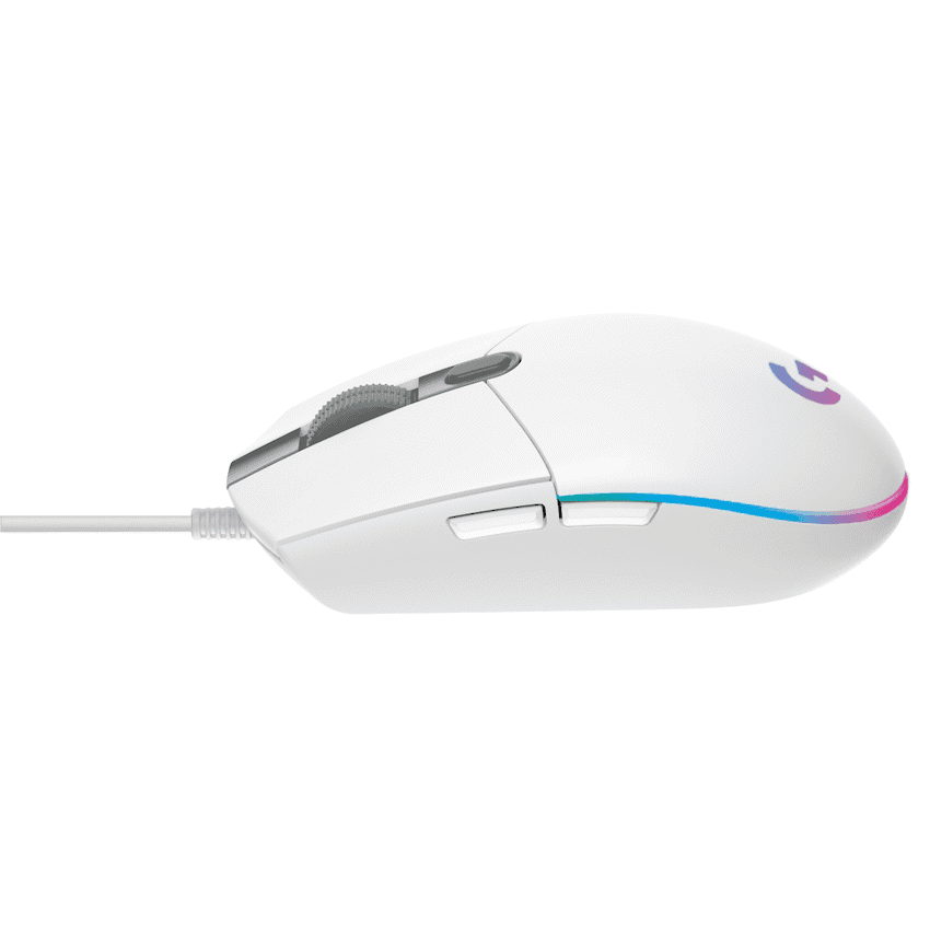 Logitech(R) G102 Lightsync Gaming Mouse - White 3