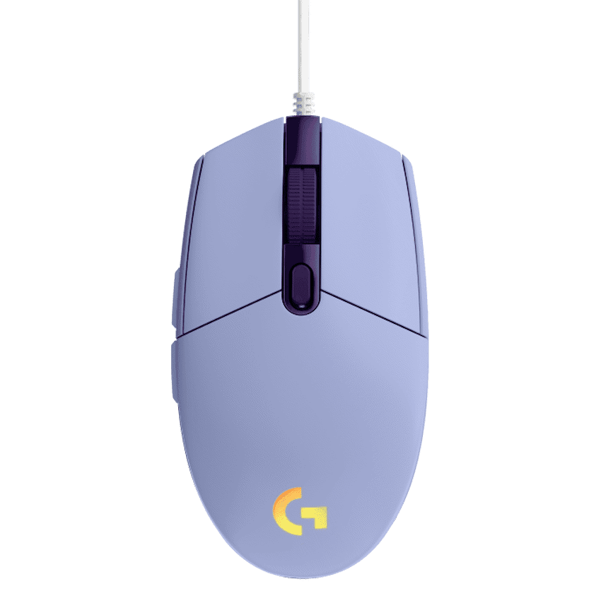 Logitech(R) G102 Lightsync Gaming Mouse - Lilac 1