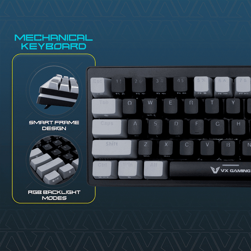 VX Gaming Sun-Wukong RGB Hot Swappable Mechanical Keyboard 4