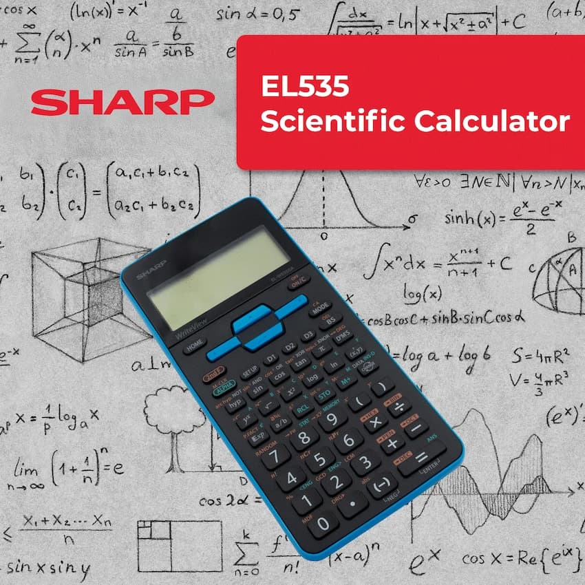 Sharp EL535 Scientific Calculator 9