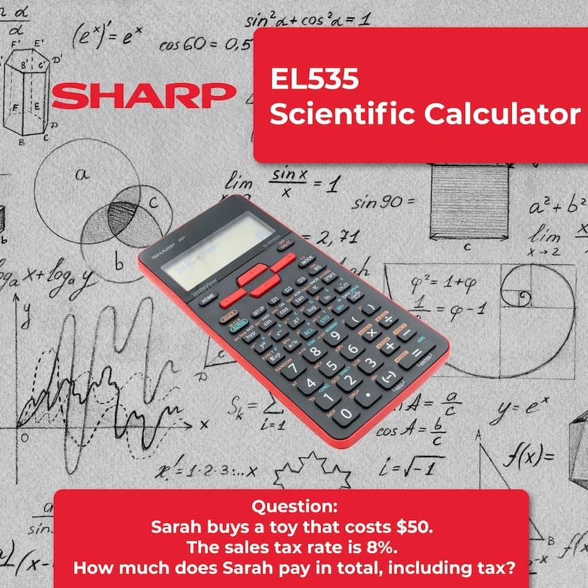 Sharp EL535 Scientific Calculator 16