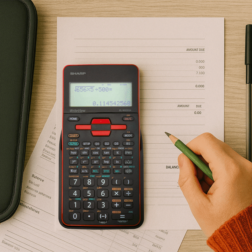 Sharp EL535 Scientific Calculator 20