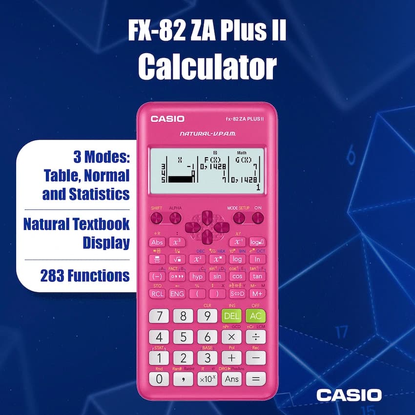 Casio FX-82 ZA Plus II Calculator 15