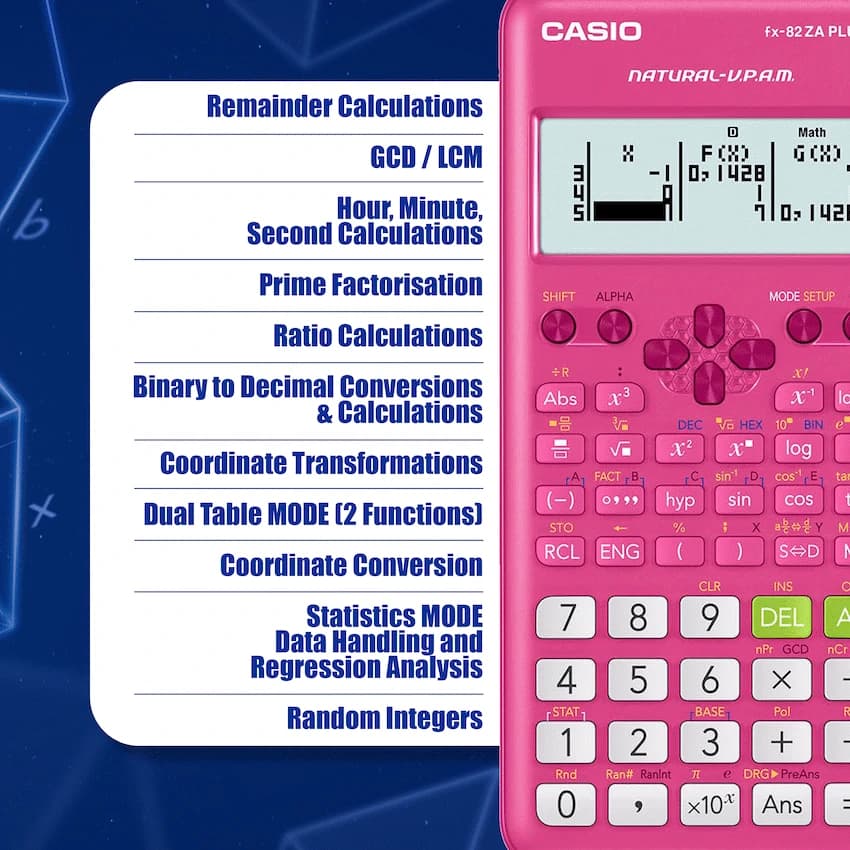 Casio FX-82 ZA Plus II Calculator 16