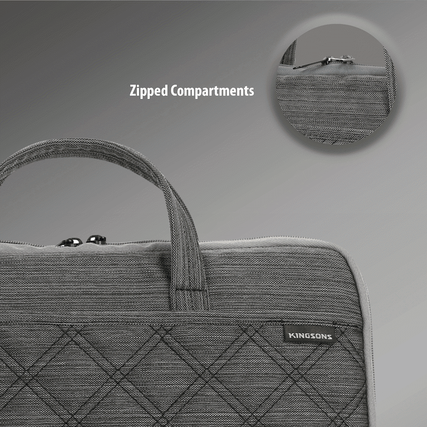 Kingsons Trace 15.6" Laptop Bag Black 8