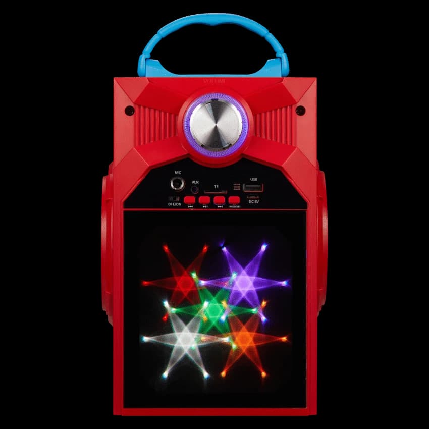 Marvel Avengers Galaxy LED Stars Karaoke Machine with Microphone 7