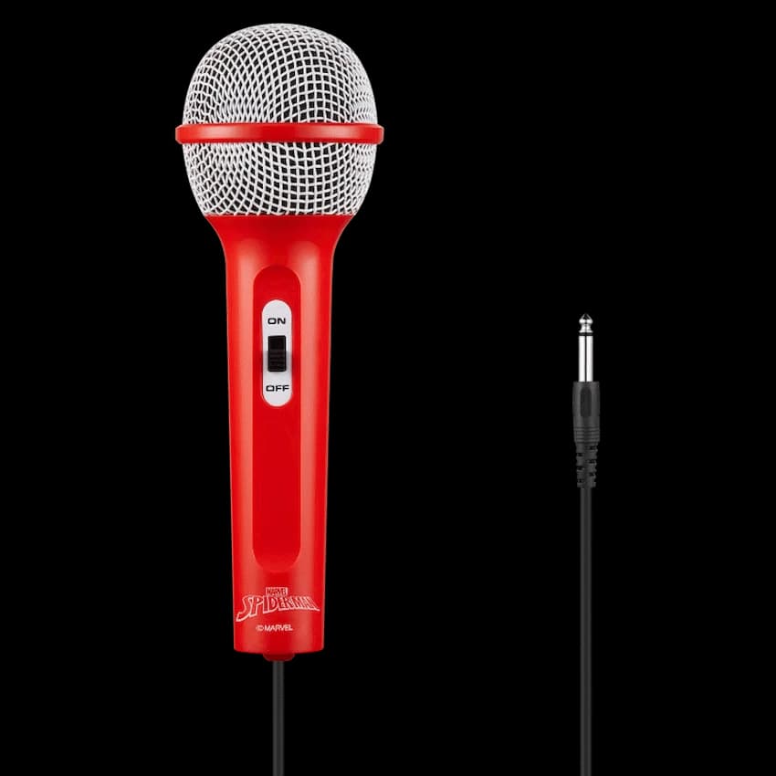 Marvel Avengers Galaxy LED Stars Karaoke Machine with Microphone 8