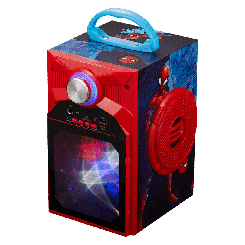 Marvel Avengers Galaxy LED Stars Karaoke Machine with Microphone 9
