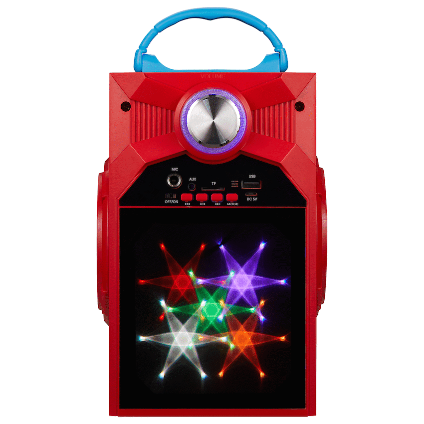 Marvel Avengers Galaxy LED Stars Karaoke Machine with Microphone 16