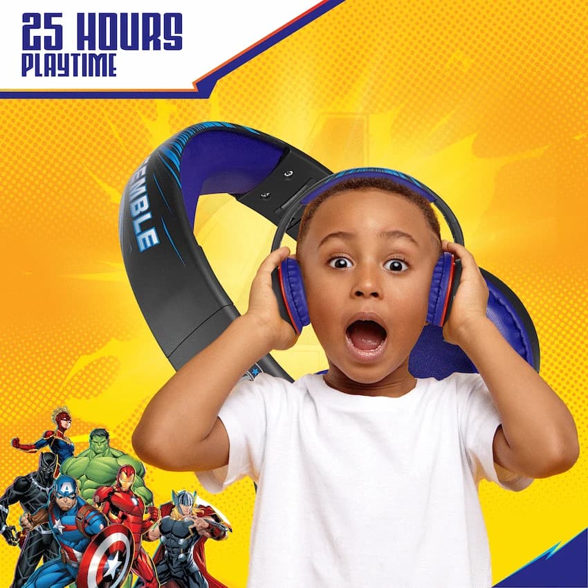 Marvel Avengers Bluetooth Headphones with dB Switch Function 7