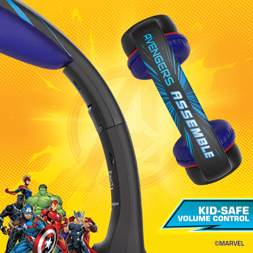 Marvel Avengers Bluetooth Headphones with dB Switch Function 9