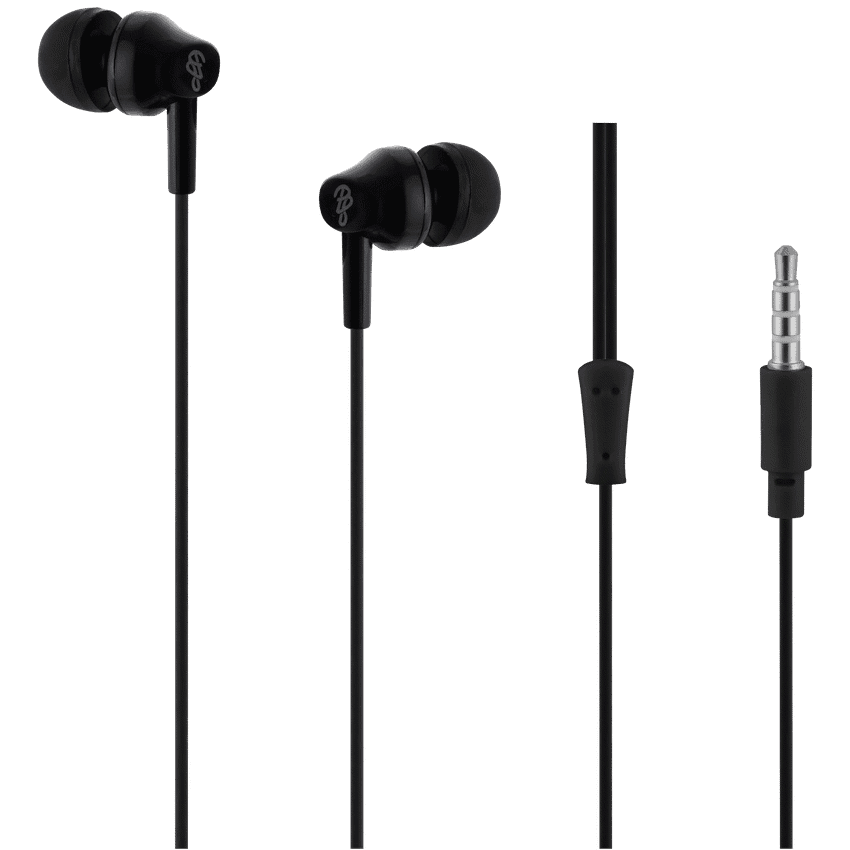 Pro Bass Genesis series Packaged Aux earphone No Microphone- Black 1