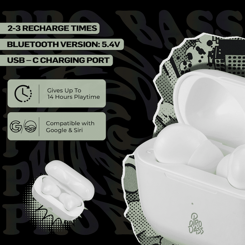 Pro Bass Pulse Buds True Wireless Earphones with Charging Case 11