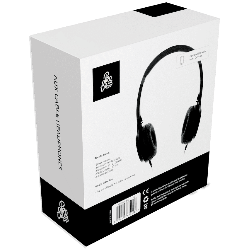 Pro Bass Elevate Series Auxiliary Headphone 6