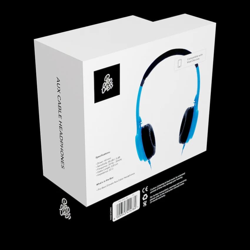 Pro Bass Elevate Series Auxiliary Headphone 10