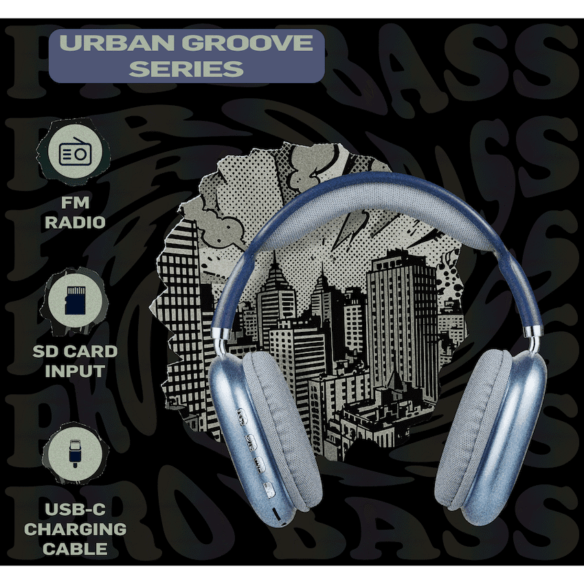 Pro Bass Urban Groove Series Bluetooth Headphones 8