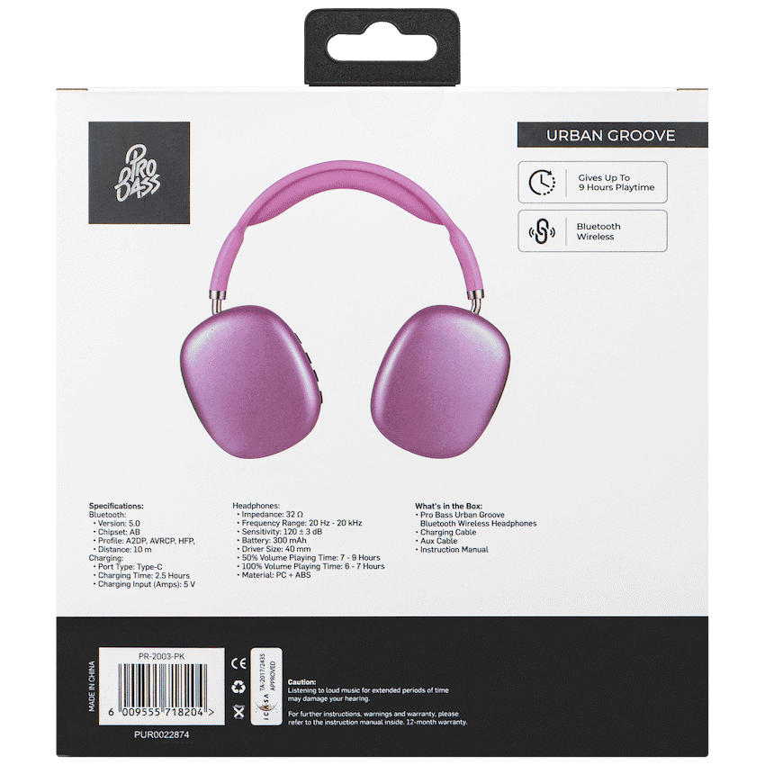 Pro Bass Urban Groove Series Bluetooth Headphones 11
