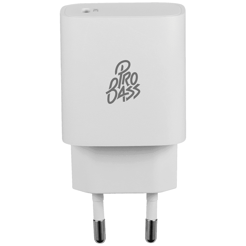 Pro Bass Rapidcharge Series 20w+18w Dual USB and Type-C Wall Charger 8