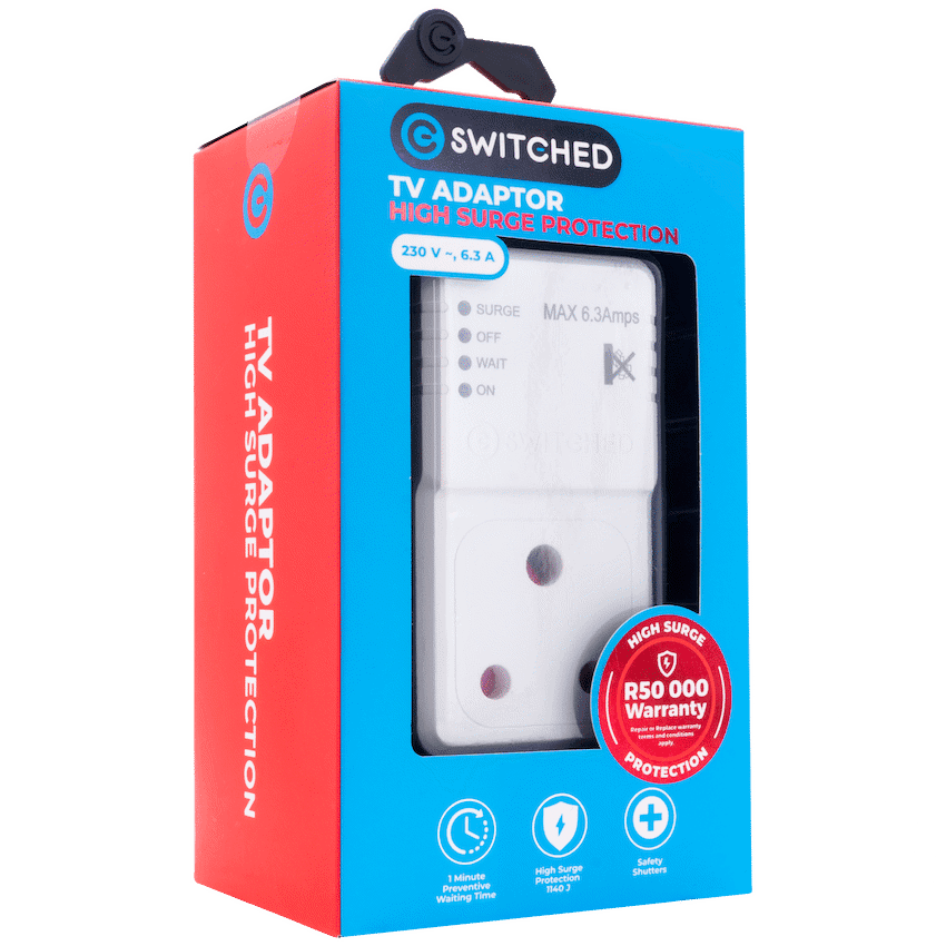 Switched 1-Way Fridge Surge Adaptor 4