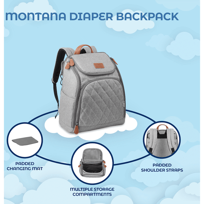 Totes Babe Montana Diaper Backpack 6