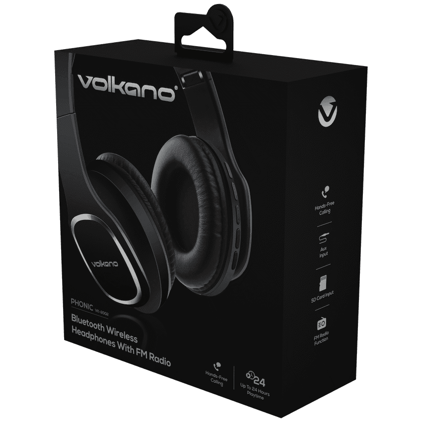 Volkano Phonic Series Bluetooth Full Size Headphones 3