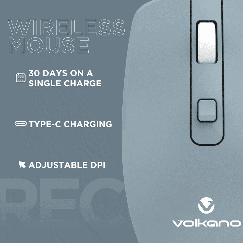 Volkano Granite Series Rechargeable Wireless Mouse 6