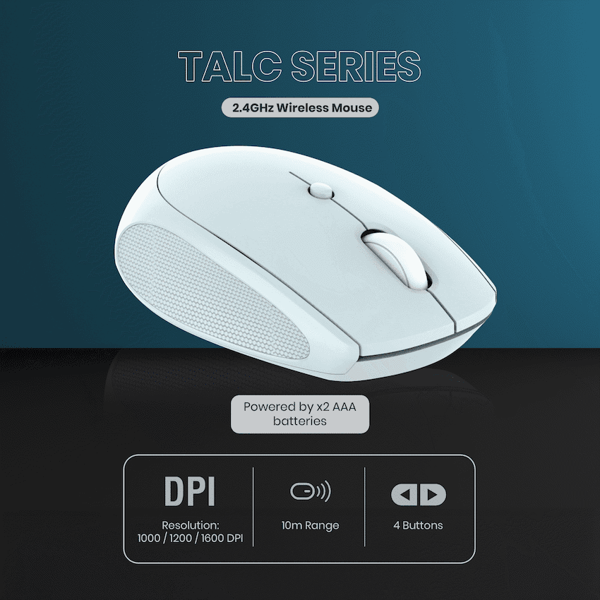 Volkano Talc Wireless Mouse 13