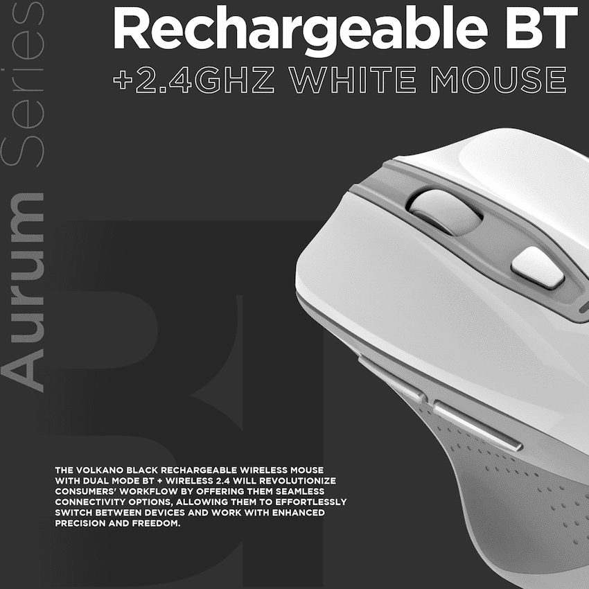 Volkano Aurum Series Bluetooth Wireless Mouse 12