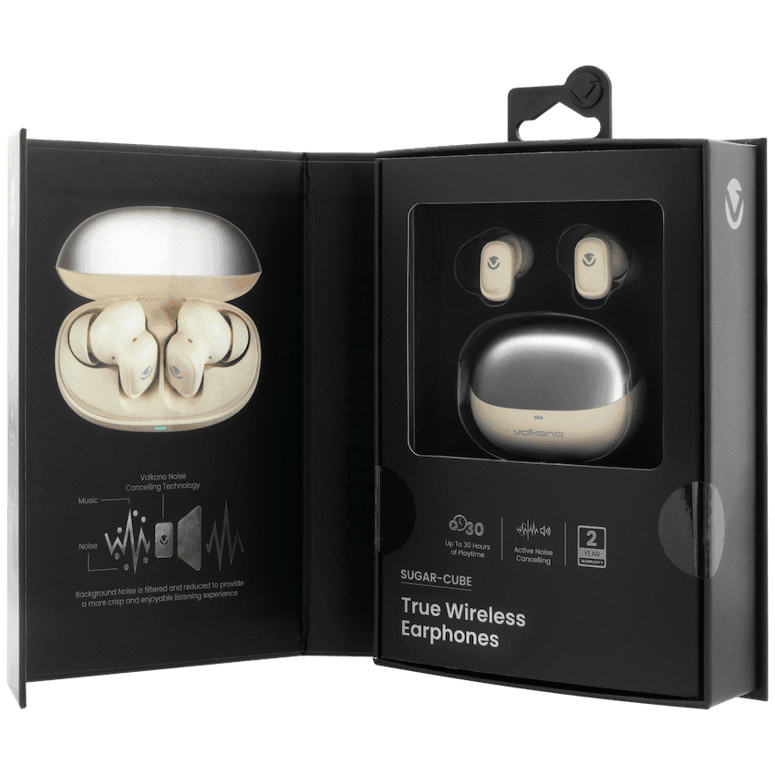 Volkano Sugar-Cube Active Noise Cancelling True Wireless Earphones 21