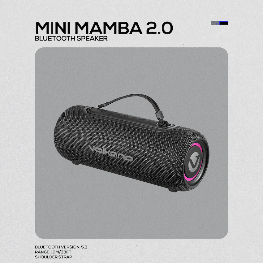 Volkano Mini Mamba 2.0 Series Bluetooth Speaker 4