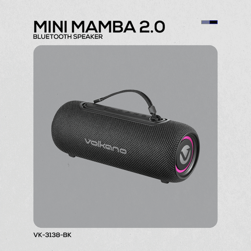 Volkano Mini Mamba 2.0 Series Bluetooth Speaker 8