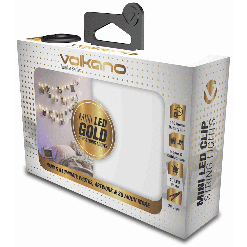 Volkano Twinkle Series Photo Clips with LED Lights 1