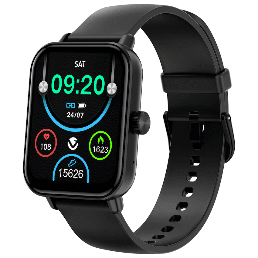 Volkano Chroma Series Smartwatch with Black Strap 2