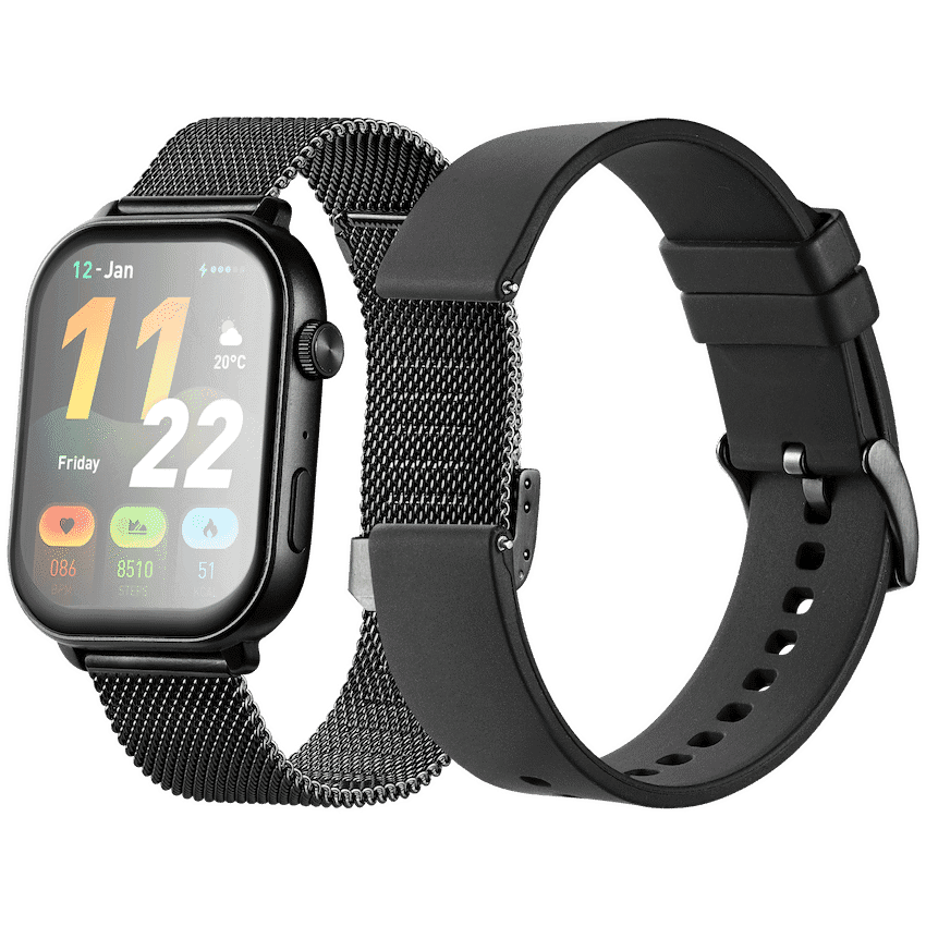 Volkano Trinity Series Smartwatch with Metal Mesh Strap 3