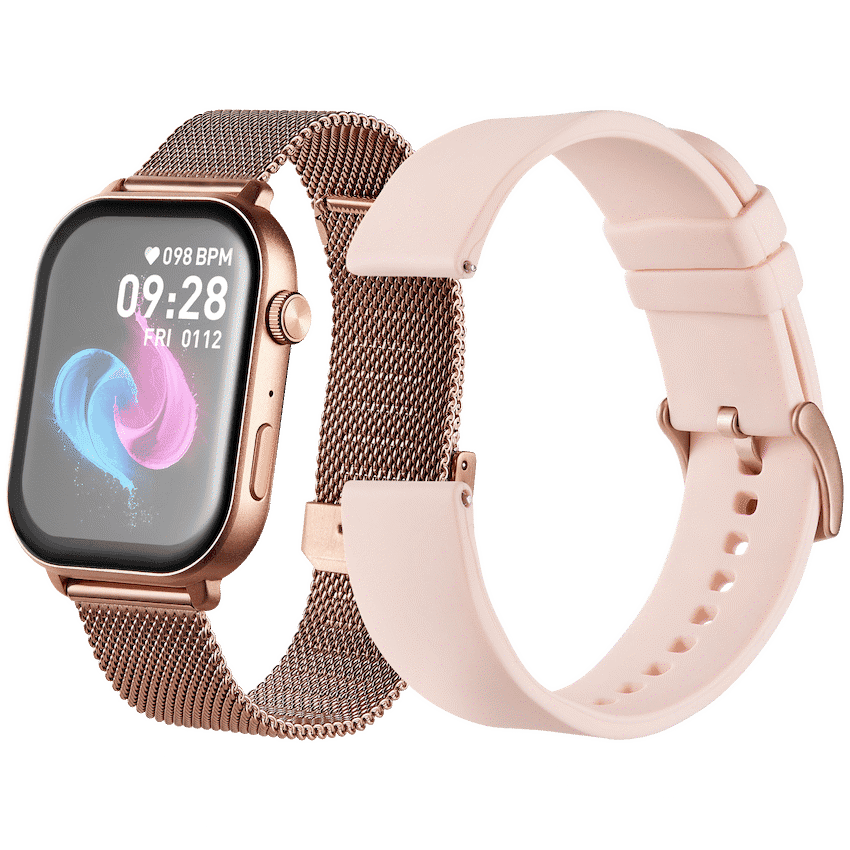 Volkano Trinity Series Smartwatch with Metal Mesh Strap 3