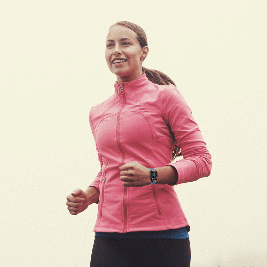 Volkano Chroma Series Smartwatch with Black Strap 55