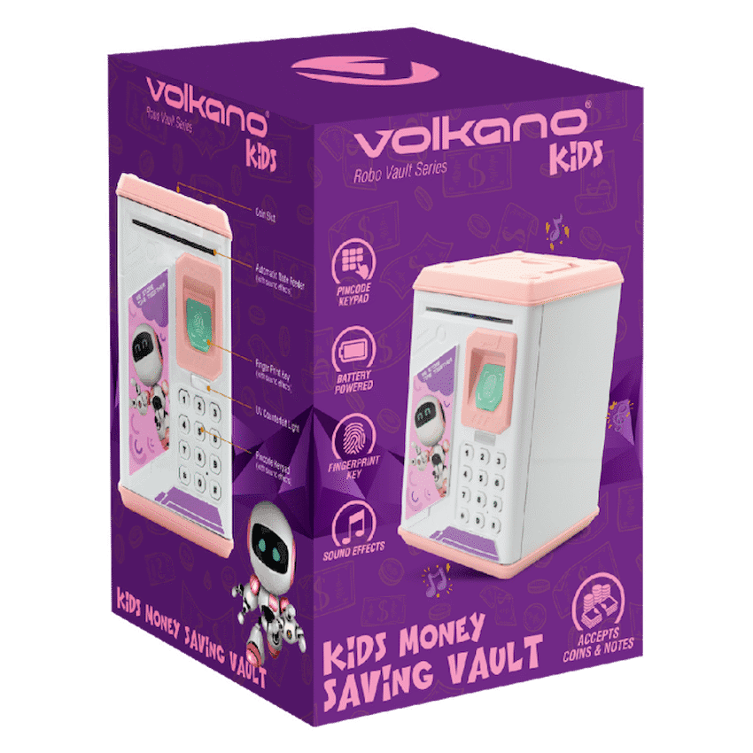 Volkano Kids Robo Vault Series Kids Money-Saving Vault 11