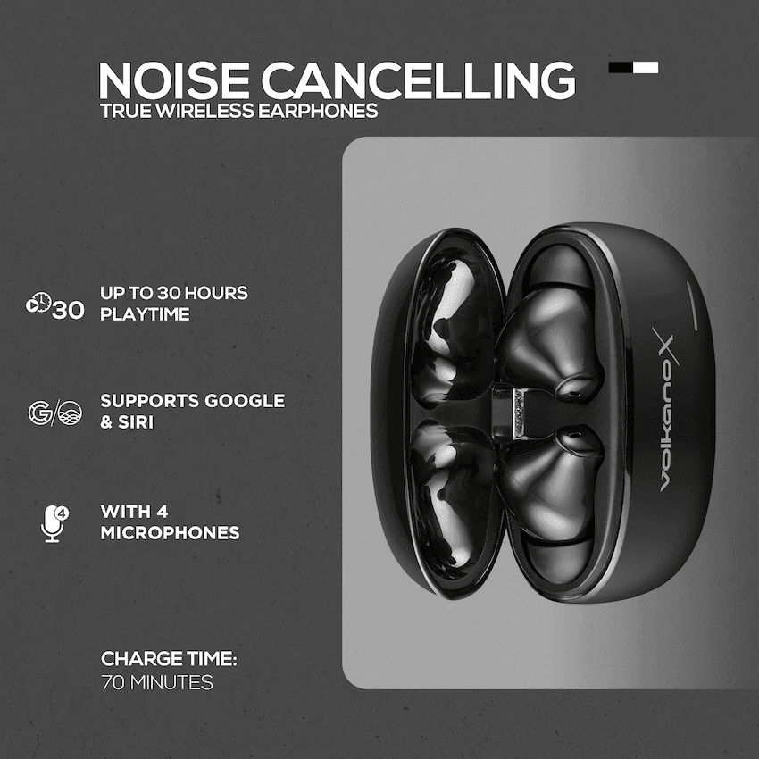 VolkanoX VXT200S Hybrid ANC TWS Earphones 4
