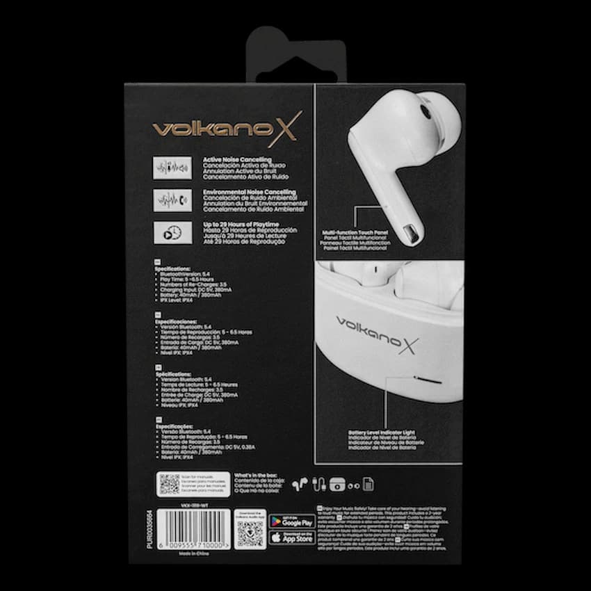 VolkanoX VXT200S Hybrid ANC TWS Earphones 7
