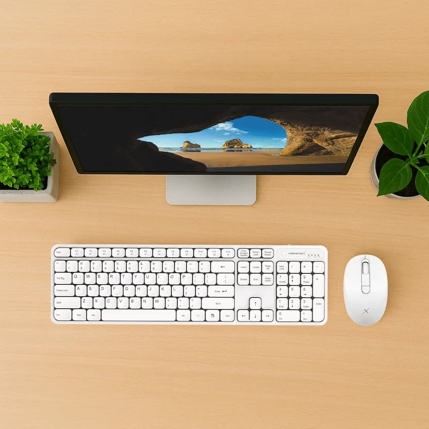 VolkanoX Garnet Bluetooth Wireless Keyboard and Mouse Combo 8