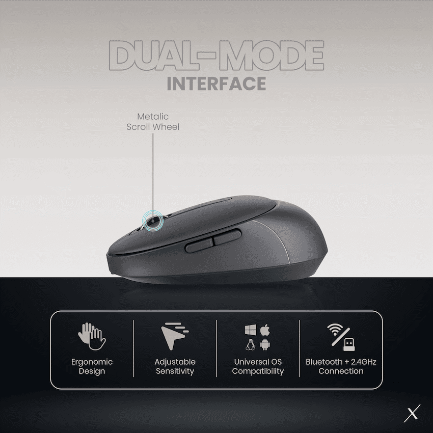 VolkanoX Crater Bluetooth Wireless Mouse 7