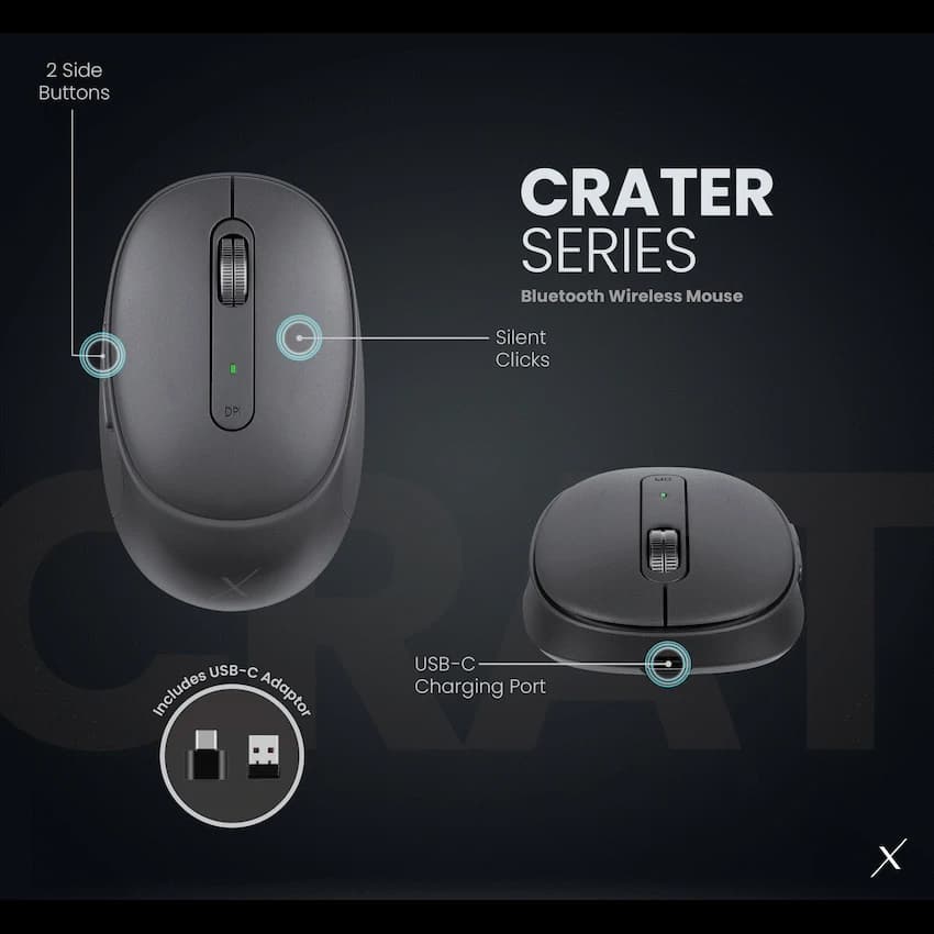VolkanoX Crater Bluetooth Wireless Mouse 11