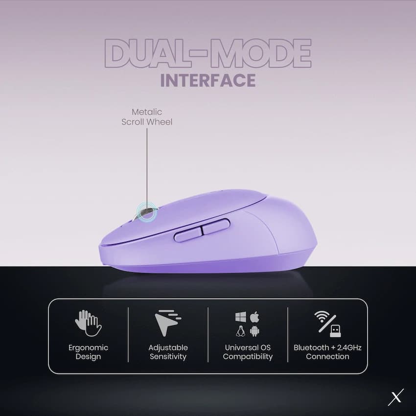 VolkanoX Crater Bluetooth Wireless Mouse 22