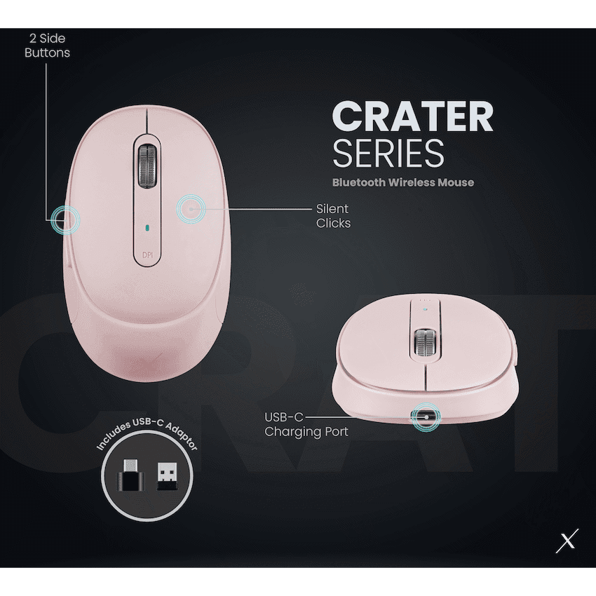 VolkanoX Crater Bluetooth Wireless Mouse 35