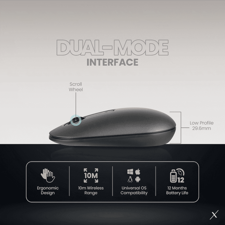 VolkanoX Lava Bluetooth Wireless Mouse 10