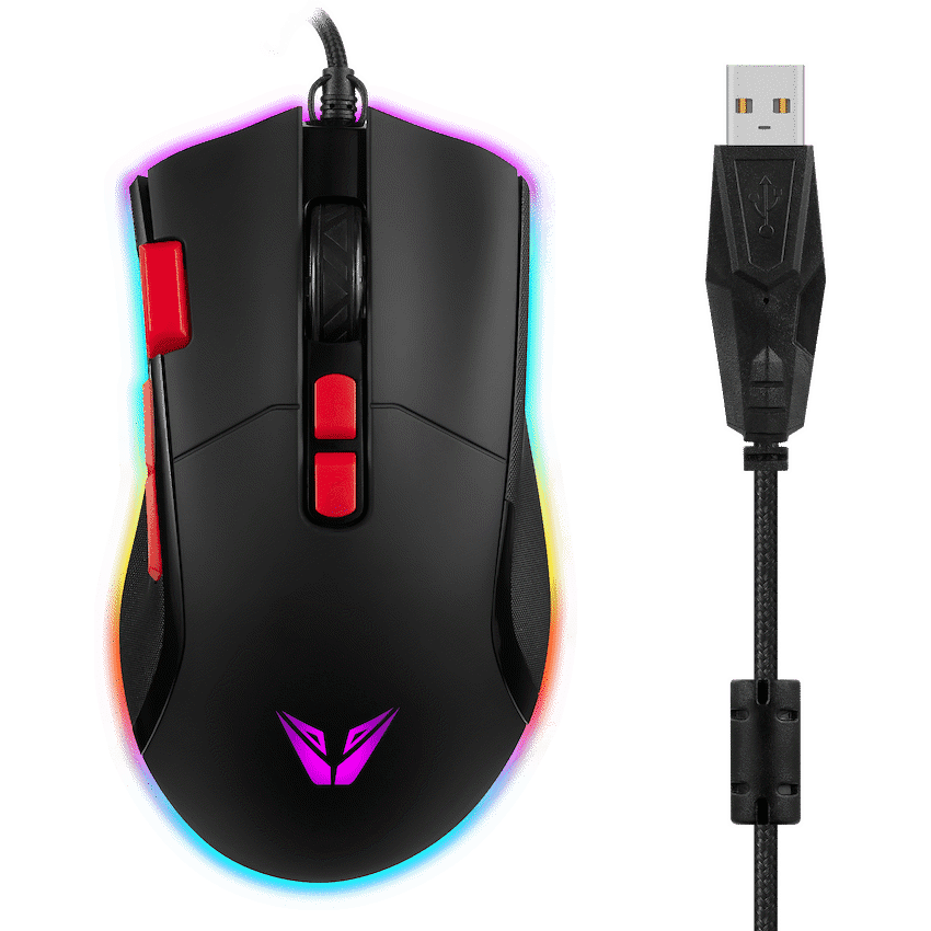 VX Gaming Morpheus Series Wired RGB Mouse with Braided Cable 1