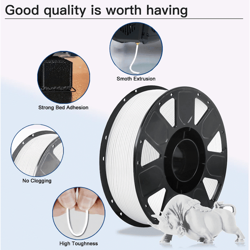 Ender PLA Filament - White (1kg) 2